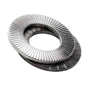 Шайба М3 DIN 25201 Nord-Lock SP оцинкованная сталь